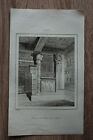 1839 print INTERIOR OF WESTERN TEMPLE, THEBES, UPPER EGYPT (#56)
