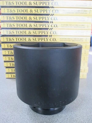 NEW #88120 Wright 3-3/4" Heavy Duty 6-Point 1" Drive Black Impact Socket - Image 1 of 4