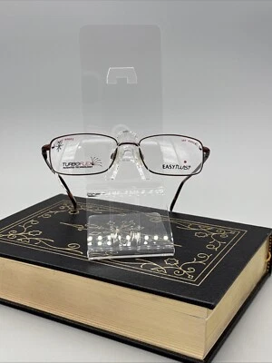 Easy Twist Eyeglasses Frames 53-17-140 Brown MET872 Turboflex 4947368 Turboflex - Image 1 of 4