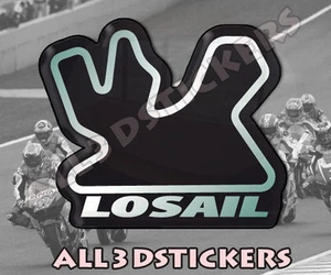 Adesivi Resinati 3D Circuito Losail 10x8.5cm - Imagen 1 de 1