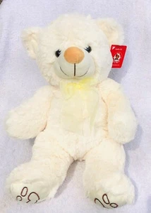 Valentine's Birthday Gift 15" Teddy Bear Cream Soft & Cuddly - Picture 1 of 2