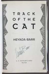 SIGNED/1st Edition Nevada Barr Track of the Cat G. P. Putnam’s Sons 1993 - Picture 1 of 10
