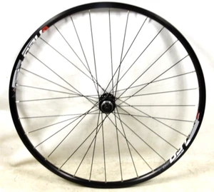700c 29er CENTRE LOCK DISC FRONT WHEEL SHIMANO HB-TX505 BLACK DUAL WALL 622 RIM - Picture 1 of 2