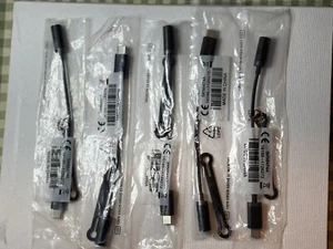 Lot of 10 Motorola SKN6474A USB TYPE C USB-C to 3.5mm Adapter Cable - Picture 1 of 1