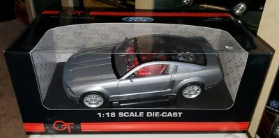 1/18 Ford Mustang GT Concept Car Silver Beanstalk  - Image 1 of 3