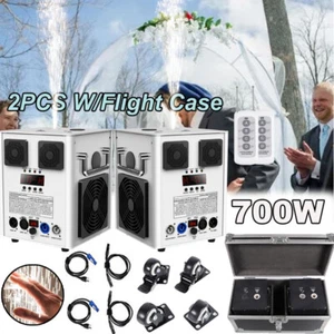 2X 700W Cold Spark Machine Firework Stage Effect DMX Wedding w/Flight Case New - Picture 1 of 23