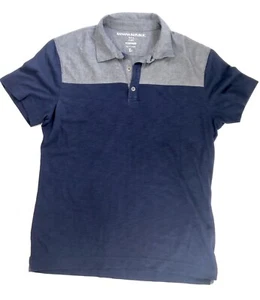Camisa polo Banana Republic vintage para hombre grande azul manga corta 100 % algodón - Imagen 1 de 9