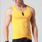 Mens Tank Tops Muscle Slim Fit Bodybuilding Training Workout Gym Fitness Vest