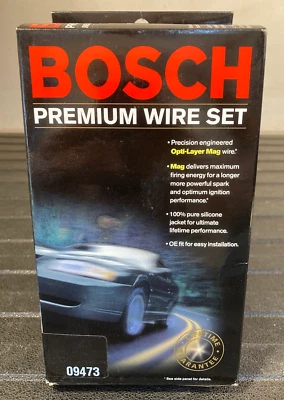 Bosch Silicone Spark Plug Wire Set - 09473 - For Mitsubishi 3000GT 1997-1999 - Image 1 of 4