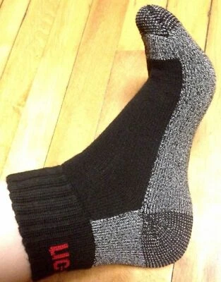 12 Pairs Mens Black Snap On Tools Ankle Socks Large FREE Shipping to USA   New! - Image 1 of 3