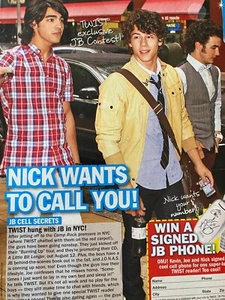 The Jonas Brothers, Ashley Tisdale, Double Full Page Vintage Pinup - Picture 1 of 2