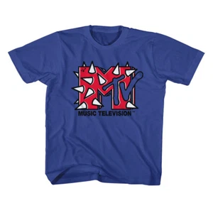 MTV Kids T-Shirt Spiked Logo Tee - Picture 1 of 7