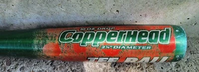 Bate de béisbol Worth CopperHead TB4 25 pulgadas 15 oz T-Ball 10 oz caída Foto 1 de 4