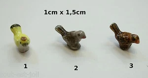oiseau miniature,maison de poupée,mini vitrine,collection,porcelaine,vogel *CL5 - Imagen 1 de 4
