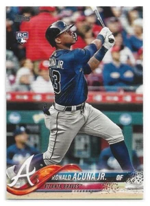 Actualización Topps 2018 #US250 Ronald Acuña Jr. RC Atlanta Braves px4cb - Imagen 1 de 2