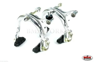 Genuine Dia-Compe MX883 Silver Brake Calipers Pairs - Suits Old School BMX - Picture 1 of 3