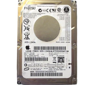 Fujitsu MHW2120BH CA06820-B38700AP 0FFF6B-00810013 (NZ0) Tailandia 120 GB 2007-02 - Imagen 1 de 1