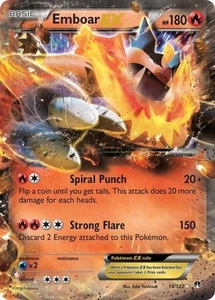 Pokemon Emboar EX LP 1st Edition Normal XY - BREAKpoint - Picture 1 of 1