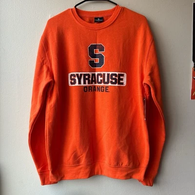 Новый с Ярлыками Колизей Сиракузы университета Crewneck толстовка размер M оранжевый пуловер новый с Ярлыками - Изображение 1 из 4