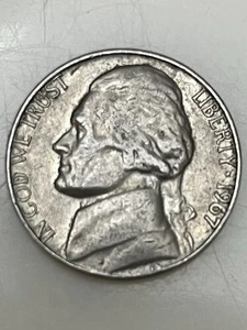 1967 Us 5 Cent Coin Error No Mint Mark - Picture 1 of 2