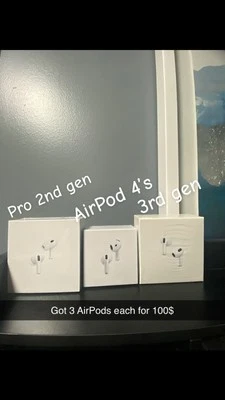 Selling AirPod Pro 2nd Gen, AirPod 4’s, and AirPod 3rd Gen - Image 1 of 2