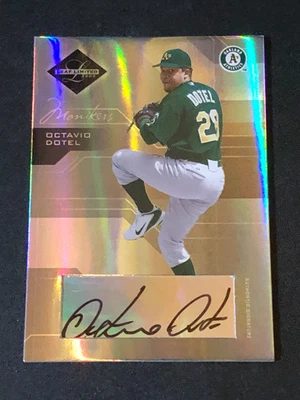 2005 Leaf Limited OCTAVIO DOTEL #59 Monikers Auto/25 Oakland A's ⚾ Cardinals - Image 1 of 2