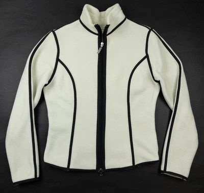 Marker for Gorsuch Polartec Fleece Jacket Women's Medium White Full Zip Ski USA - Image 1 of 4