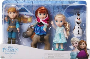 Disney Frozen Petite Deluxe Doll Gift Set Anna Elsa Kristoff Sven Olaf Adventure - Picture 1 of 11