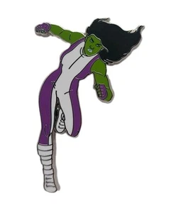 Disney Pin 2024 OE Marvel She Hulk Running #164432 Trade Free Shipping - Picture 1 of 11