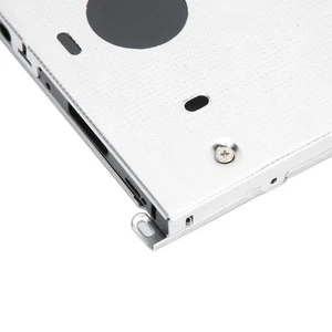 2x 2nd SSD HDD Caddy Optical Drive Bay DVD Adapter Case 9.5mm With 3‑Way Pro NEW - Afbeelding 1 van 12