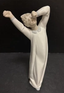 Lladro Yawning Boy Awakening Porcelain Figurine Retired 1970’s Spain - Picture 1 of 6
