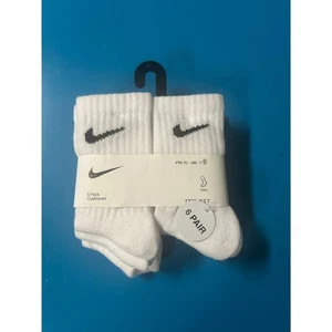 NIKE Young Athletes Kids Crew Cut Socks (6 Pairs),7C-10C Shoe/ 4-5 Sock - Picture 1 of 3