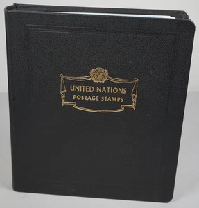 UN 1950s-1980 COLLECTION OF 450+ STAMPS ALL MINT STORED IN WHITE ACE ALBUM - Picture 1 of 24