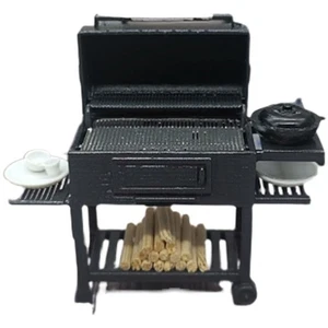 Diorama 1:18 Barbecue Grill Model Set Garage Indoor Miniature Model Accessories - Picture 1 of 15