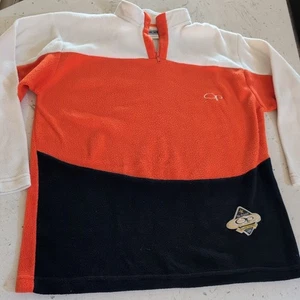 Pullover polar Ocean Pacific OP vintage para hombre mediano naranja bloque de color - Imagen 1 de 11