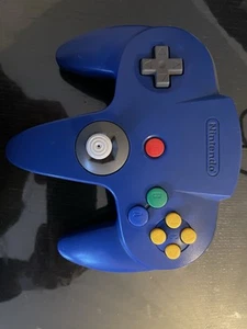 Manette Originale Officielle Nintendo 64 - N64 Bleu - Genuine PAD Blue - Photo 1/3