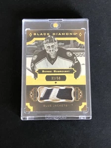 2017-18 Black Diamond Sergei Bobrovsky Black Diamond Premium Insane Patch SP/50 - Picture 1 of 2