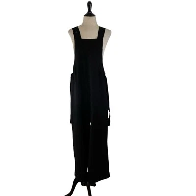 Mono STEVEN ALAN Negro Pierna Ancha P XS 100% Lana Mujer Minimalista Foto 1 de 4