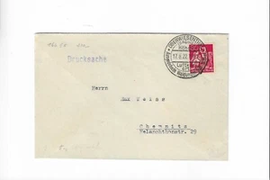 HDR / Mi.-Nr. 166 als EF auf Drs.-Brief m. Infla-Sonder-Stempel Oberwiesenthal - Bild 1 von 2