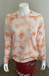 Victoria’s Secret Pink Tie Dye Long Sleeve Shirt Logo XS - Picture 1 of 8
