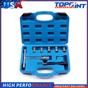 Kit de cortador de asiento inyector diésel herramienta de coche para Mercedes Inyector Re-Face kit 7 piezas - Imagen 1 de 6