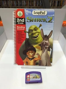LeapFrog LeapPad Dreamworks Shrek 2 Kids 2nd Grade Book & Cartridge Set - Picture 1 of 2