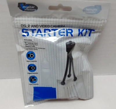 NEW DSLR AND VIDEO CAMERA STARTER KIT ~ DV-SK5 - NEW - Image 1 of 4