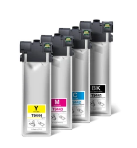 4Bags T9441 T9442 T9443 T9444 For Epson WF-C5210DW WF-C5290DW C5710DWF C5790DWF - Afbeelding 1 van 6