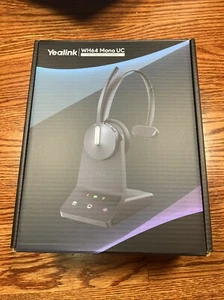 Yealink WH64-MONO-UC 1208672 Mono UC Wireless Headset DECT Bluetooth - Zdjęcie 1 z 4