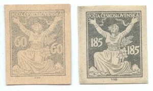 CV261. CZECHOSLOVAK REPUBLIC ISSUES BLACK PRINT PROOFS - Picture 1 of 1