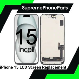 For iPhone 15 LCD Incell Display Screen Replacement 3D Touch Digitizer UK Stock - Picture 1 of 1