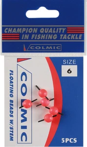 FLOATING BEADS WITH STOPPER Ø6 ROSSO - Imagen 1 de 1