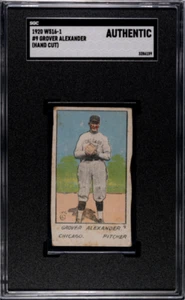 1920 W516-1 9 Grover Alexander - SGC Authentic HOF - Picture 1 of 2