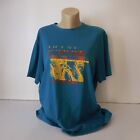 N9374 T-shirt manches courtes bleu turquoise sport taille XL Decathlon Quechua